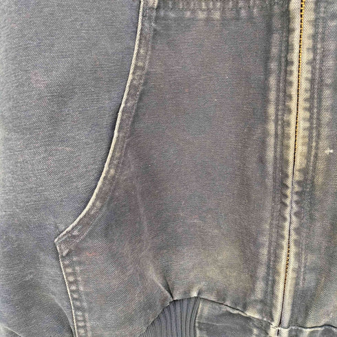 カーハート Carhartt 90s 革タグ USA製 企業ロゴ DUCK ACTIVE JACKET ダック地 裏地キルティング アクティブジャケット メンズ import:XL